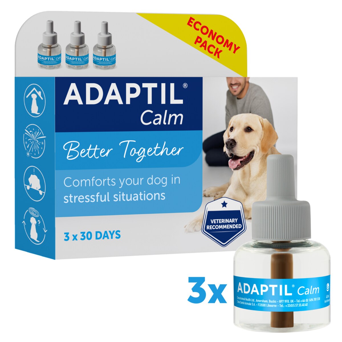 ADAPTIL Calming Diffuser Refill 3P Next Day Delivery by 7pm