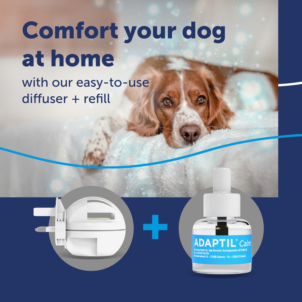 Adaptil Calming Diffuser ADAPTIL Calming PlugIn Starter Kit Next Day Delivery by 7pm