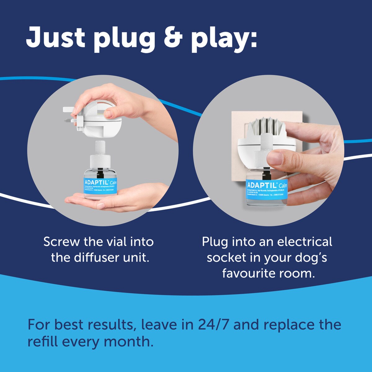 ADAPTIL Calming PlugIn Starter Kit Next Day Delivery by 7pm