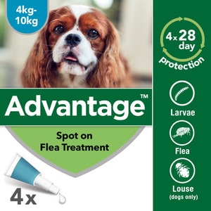 Advantage 100 Spot On Flea Control Medium Dog Cheap Prices Petshop Co Uk