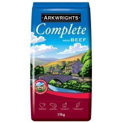 Arkwrights Complete Beef Dry Dog Food - 4kg