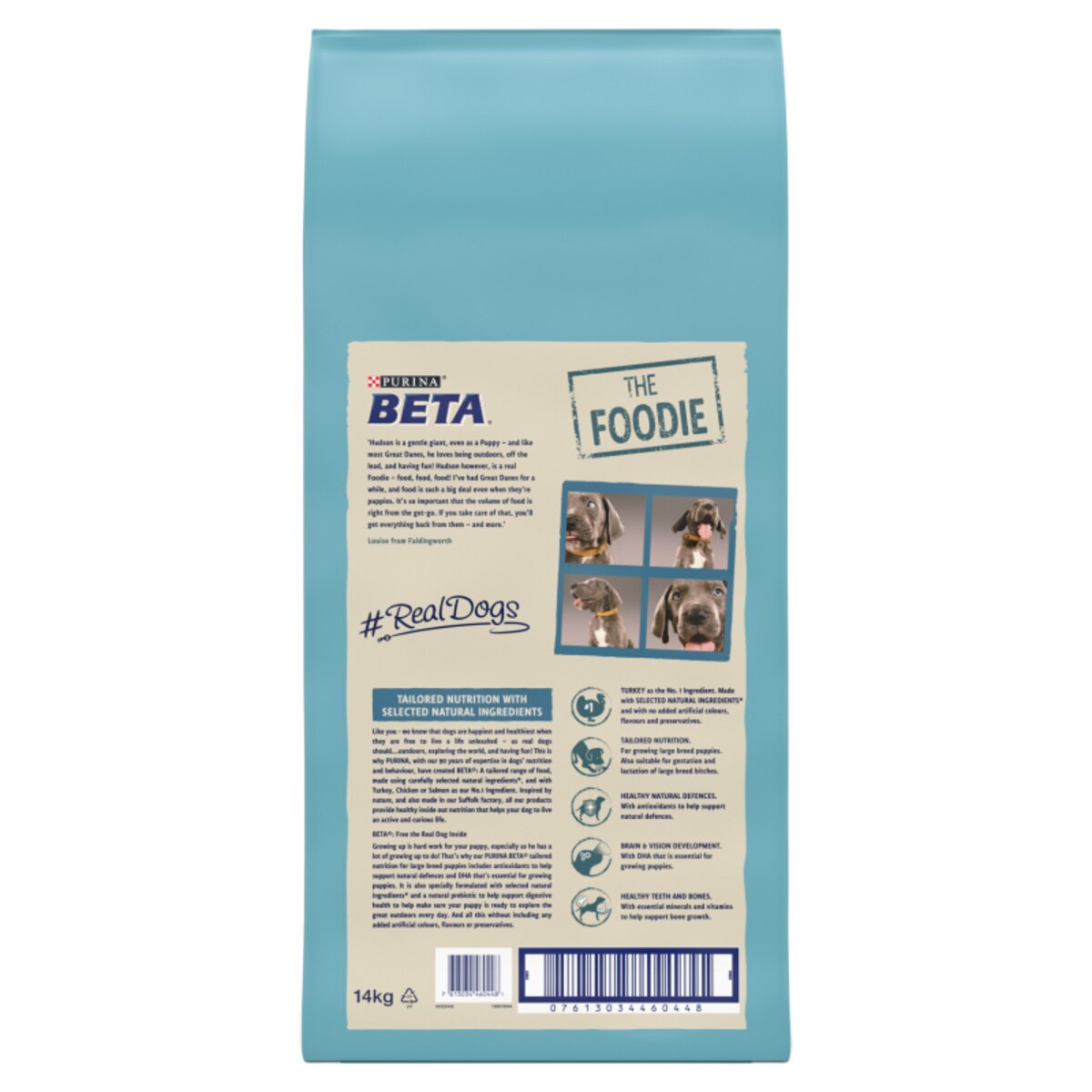 BETA Puppy Breed Turkey Dry 14kg Next Day Delivery by 7pm
