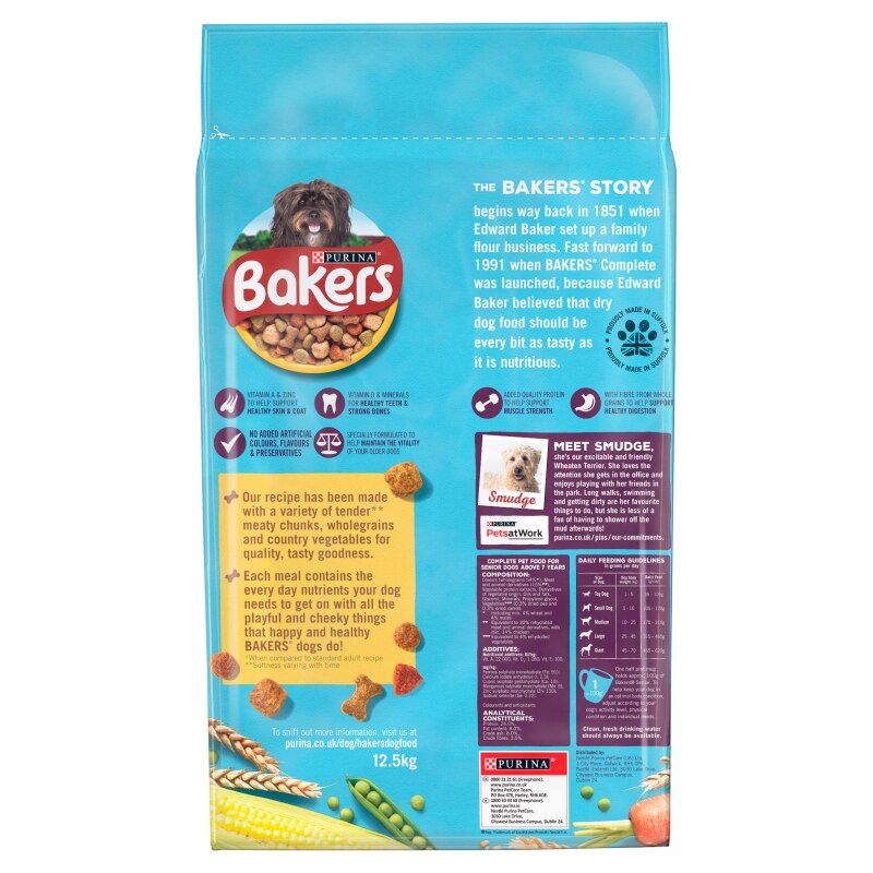 bakers complete senior dog food