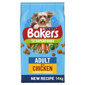 Bakers Chicken Veg Dog Food Free Delivery at