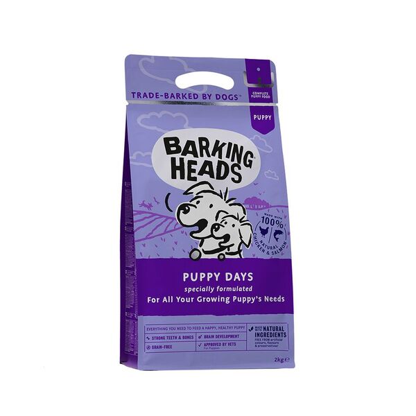 Barking Heads Puppy Days Salmon and Chicken Dry Dog Food 2kg