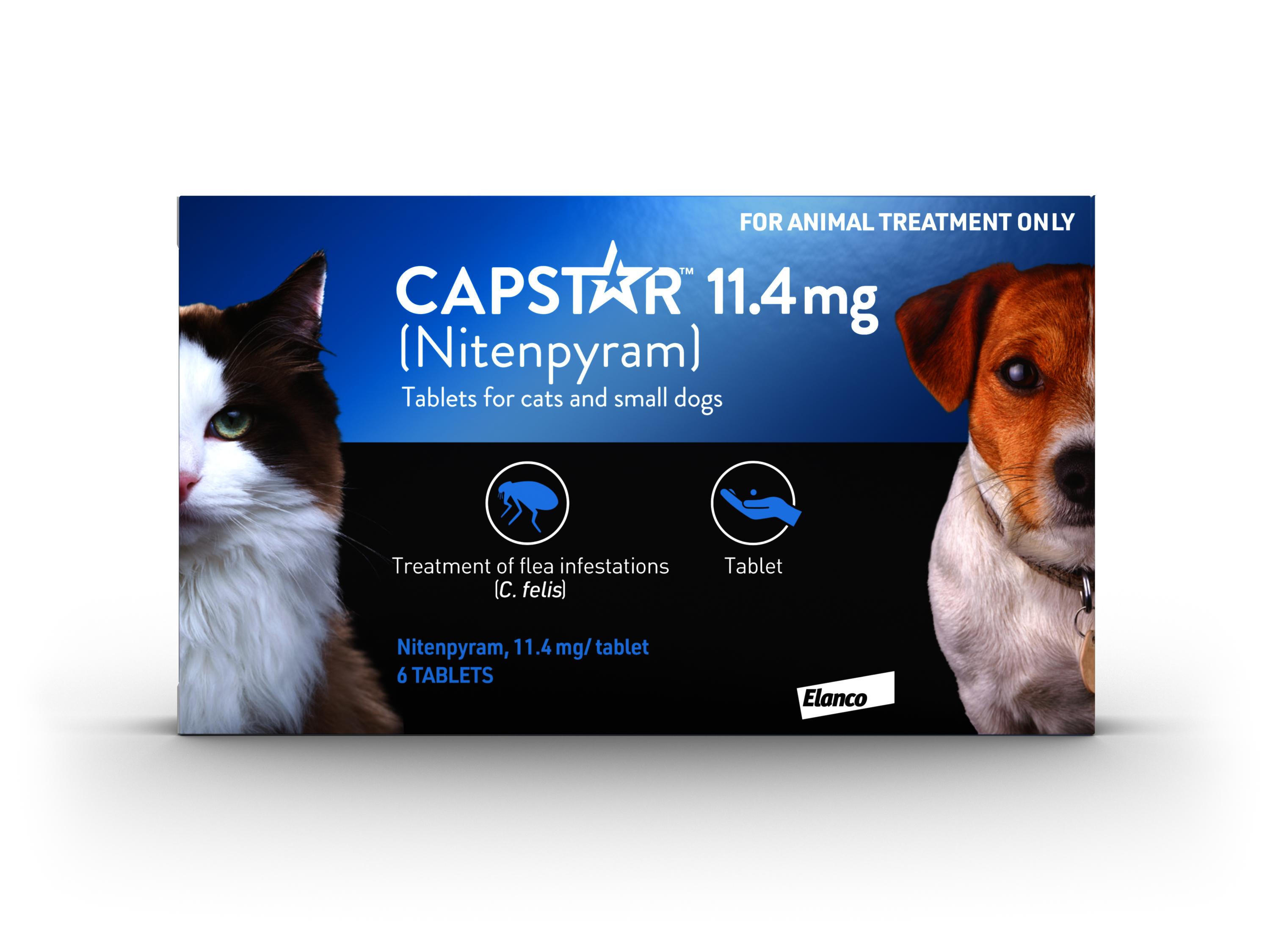 Capstar Flea Treatment Tablets for Cats Dogs under 11kg