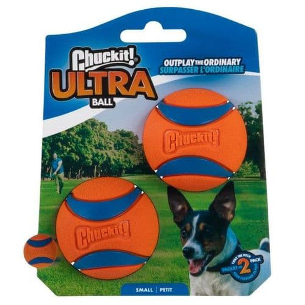 Chuckit Small Ultra Ball - 2Pk Next Day Delivery by 7pm