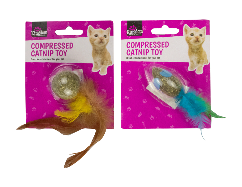 compressed catnip mouse