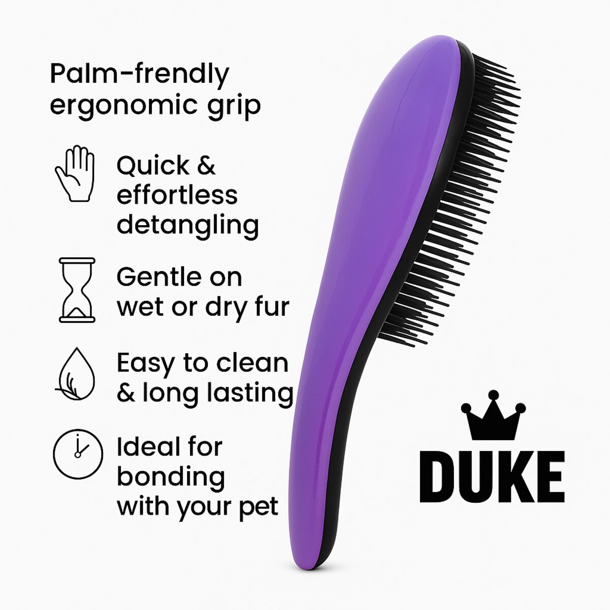 DUKE Miracle Detangling Pet Hair Brush_0