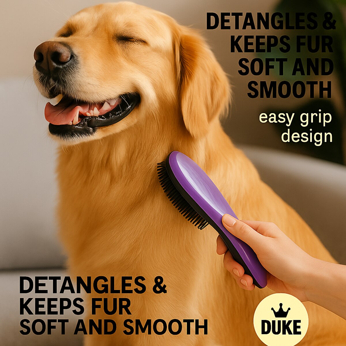 DUKE Miracle Detangling Pet Hair Brush_5