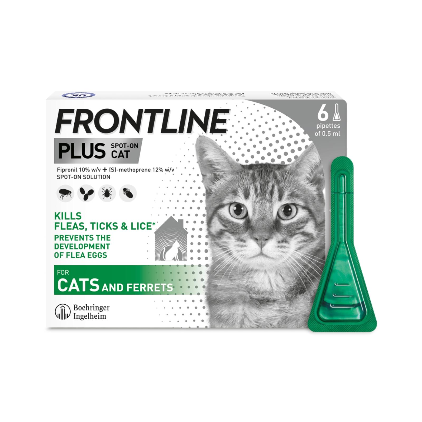 Frontline Plus Flea Tick Treatment for Cats Cheap