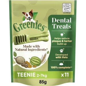 Greenies Original Adult Teenie Dog Treats 11 x Dental Chews 85g