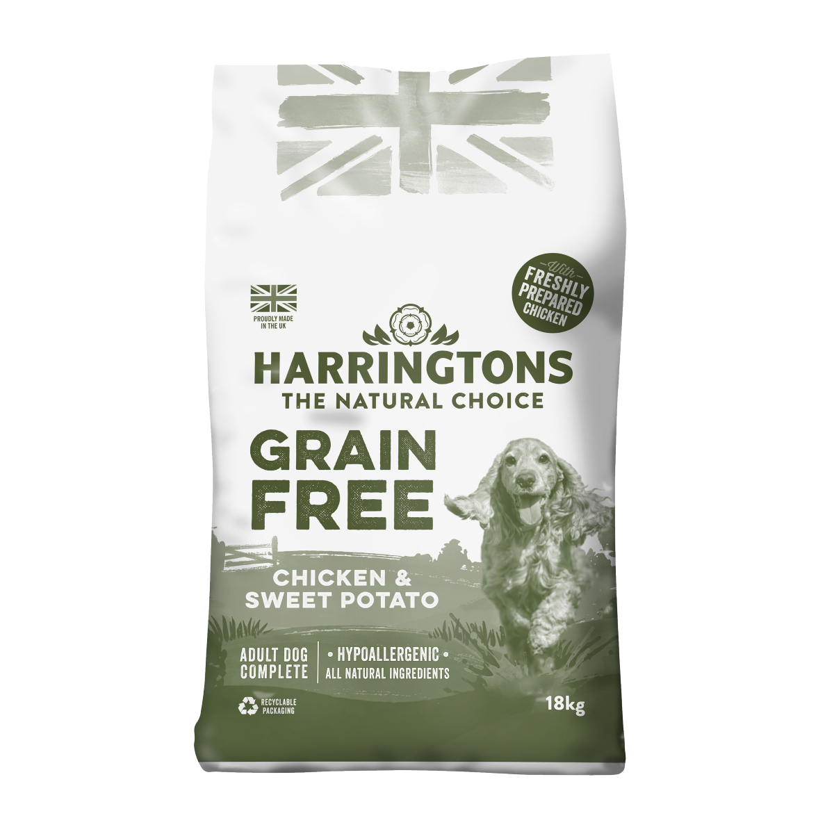Harrington's Grain Free Chicken Dry Dog Food 18kg