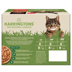 Harringtons Grain Free Meat in Jelly Wet Cat Food Pouches 12 x 85g