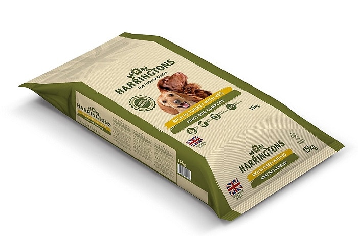 harringtons dog food turkey and veg 15kg