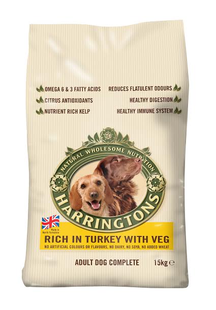 cheapest harringtons grain free dog food 15kg