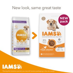 Iams Puppy/Junior Large Chicken Dog Food Free Delivery at
