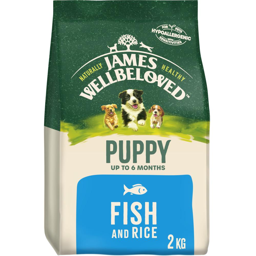 James Wellbeloved Fish Rice Puppy Dry Dog Food 2kg
