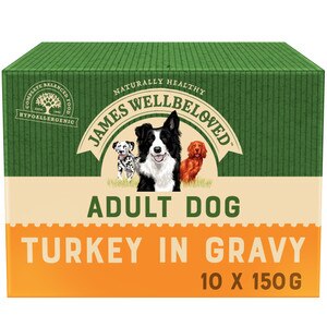 James Wellbeloved Turkey Rice Adult Wet Dog Food Pouches 10 X 150g Free Delivery At Petshop Co Uk
