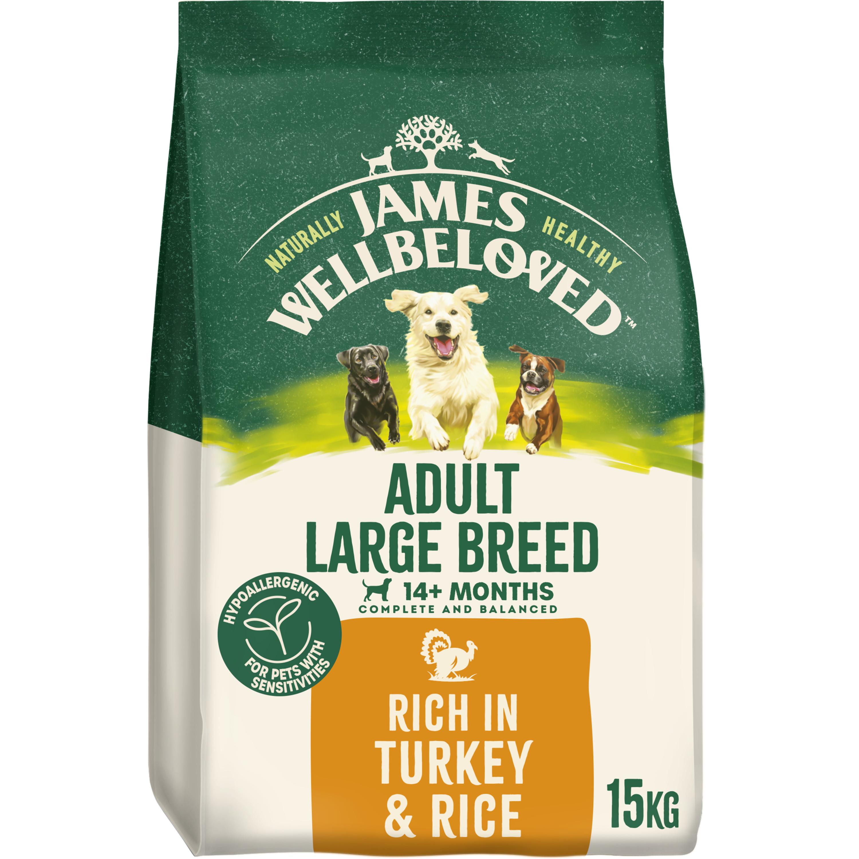 James Wellbeloved Adult Large Breed Complete Dry Dog Food Turkey