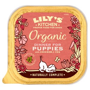 Lily S Kitchen Puppy Organic Wet Dog Food Trays 11 X 150g