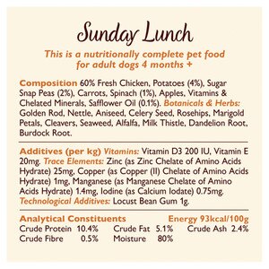 Lily S Kitchen Sunday Lunch Wet Dog Food Trays 10 X 150g