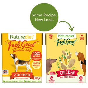 Naturediet Feel Good Chicken Dog Food 18 x Free Delivery at