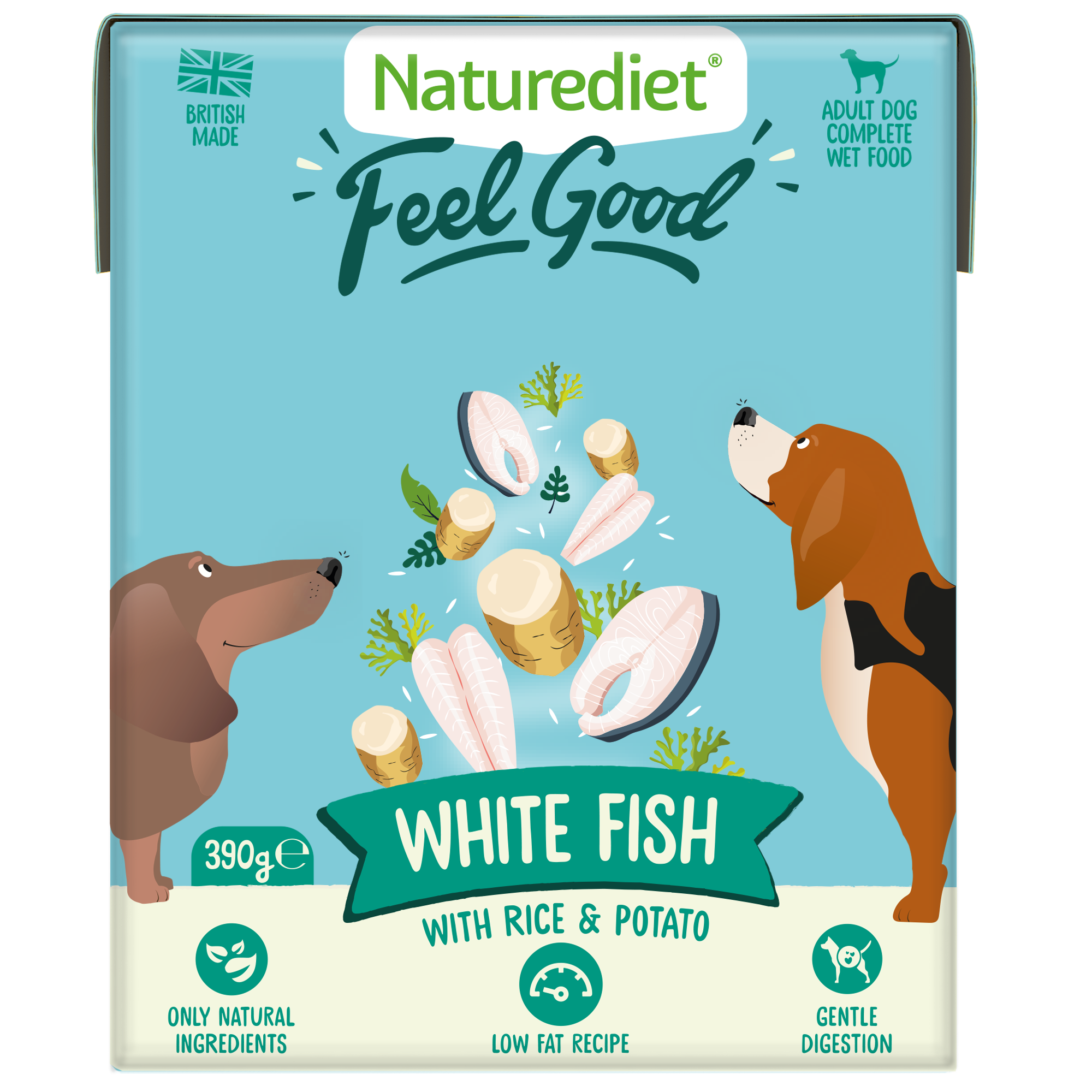 Naturediet Feel Good Fish Dog Food 18 x Free Delivery at