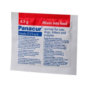 Panacur Worming Granules For Cats Dogs Free