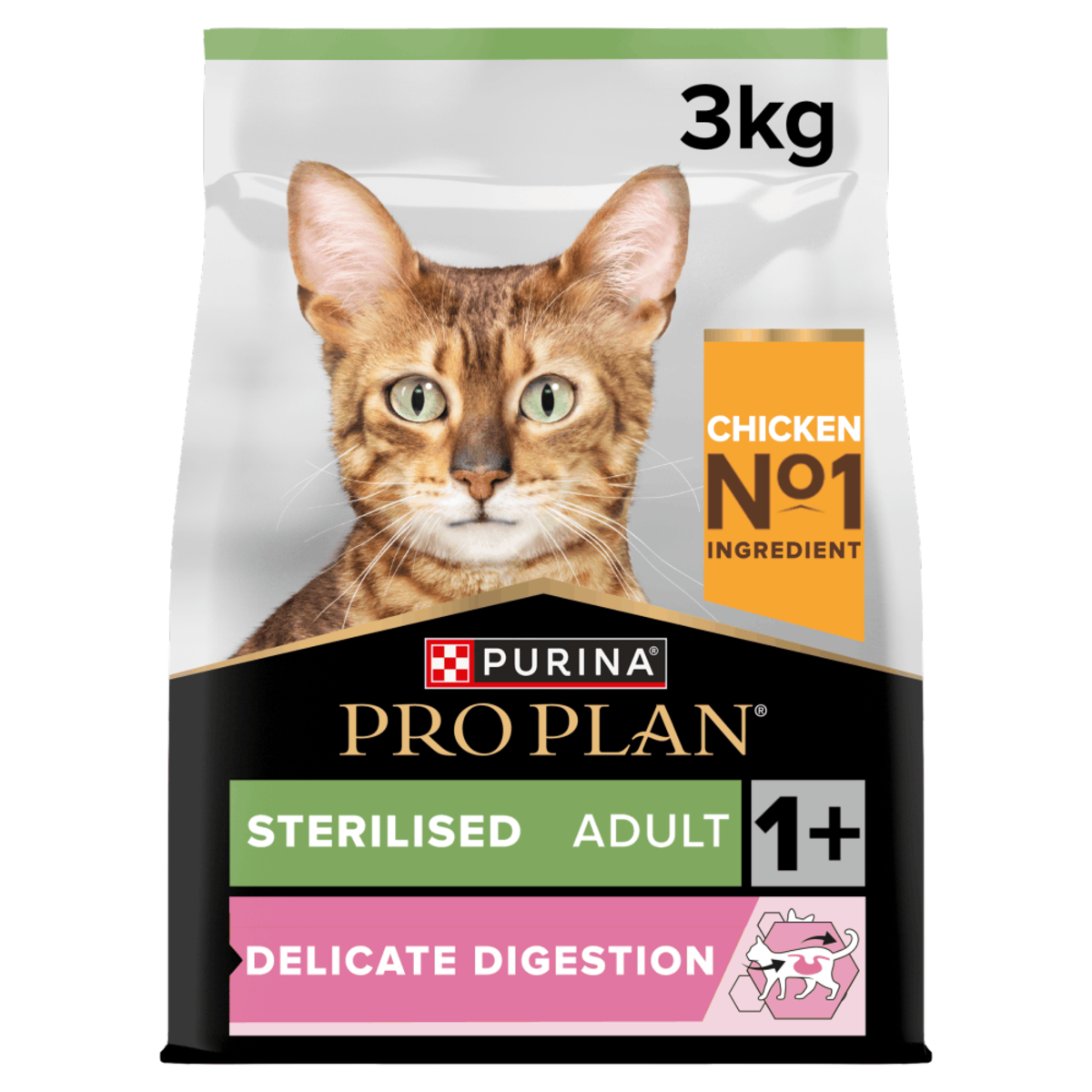 Neutered Chicken Pro Plan Neutered Chicken Cat 3kg Next Day Delivery by 7pm