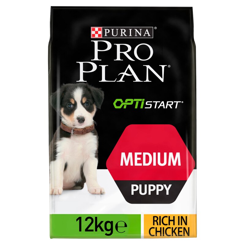 pro plan medium puppy dog food chicken 12kg