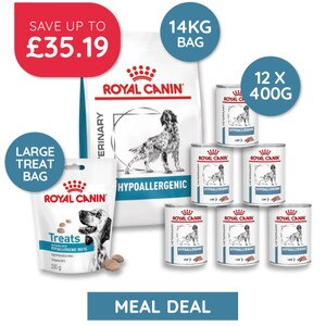 Royal Canin Hypoallergenic Dog Food Saver Bundle