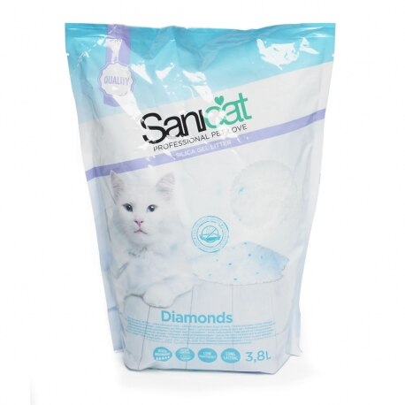 Sanicat Diamonds Cat Litter - 3.8 Litre