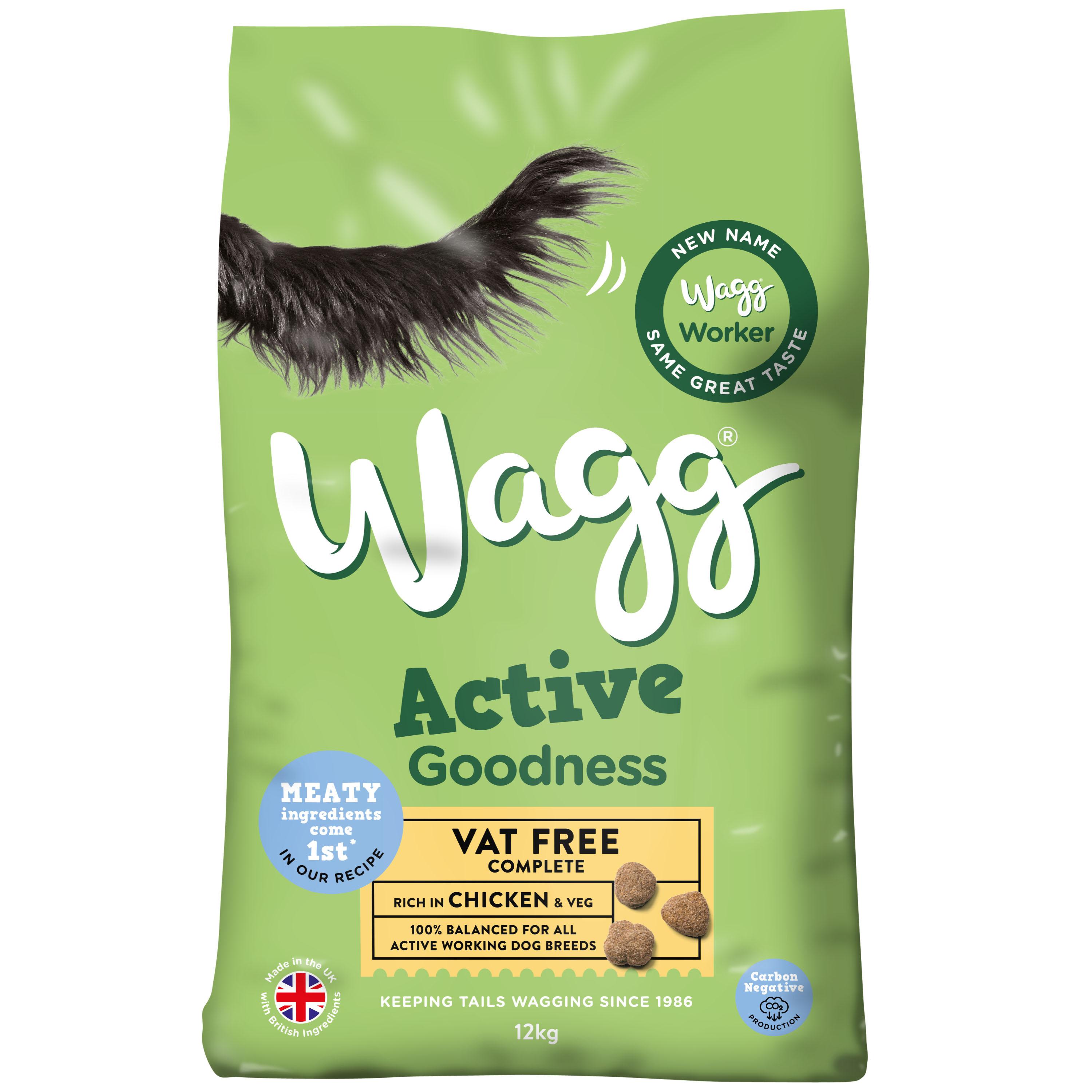 Wagg Ingredients Wagg Dog Food 12kg Wagg Active Goodness VAT FREE