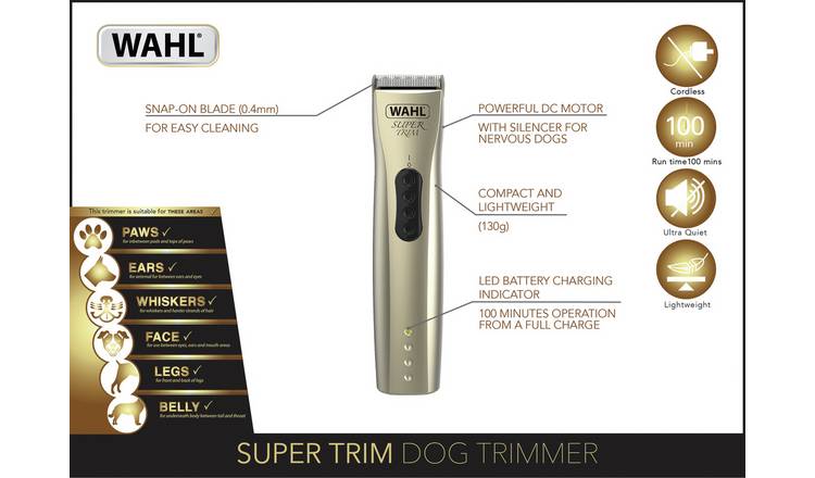 wahl super trim dog trimmer