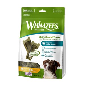 Whimzees SOFT Value Bag Medium Dog Chews 14 Pack Available