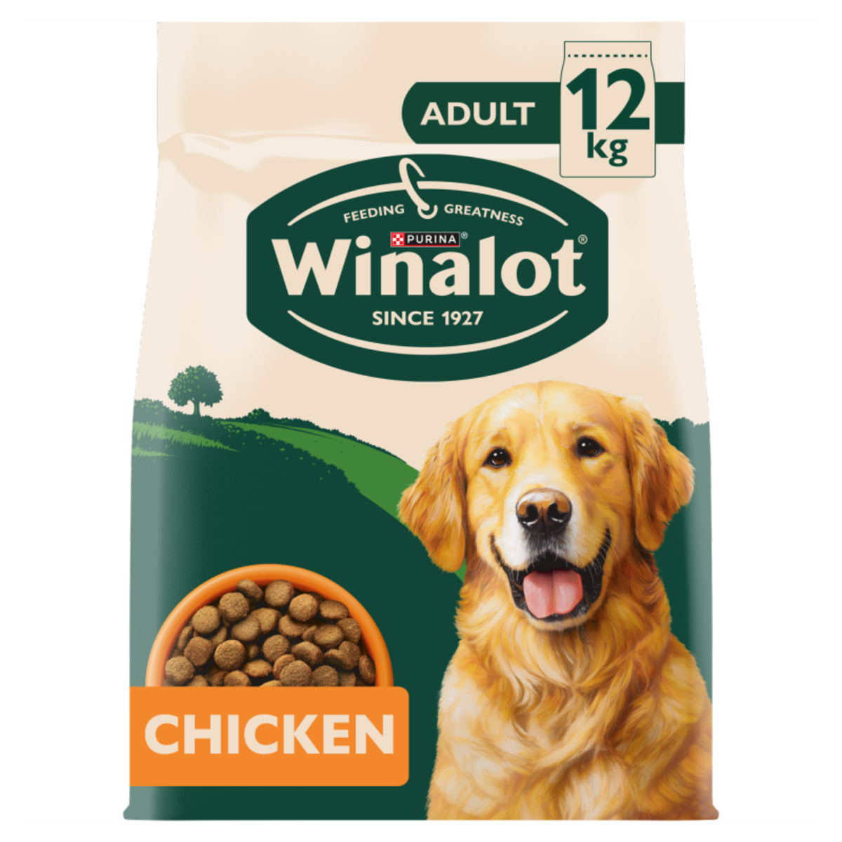 Winalot Winalot Chicken Dry Dog Food 12kg Next Day Delivery by 7pm