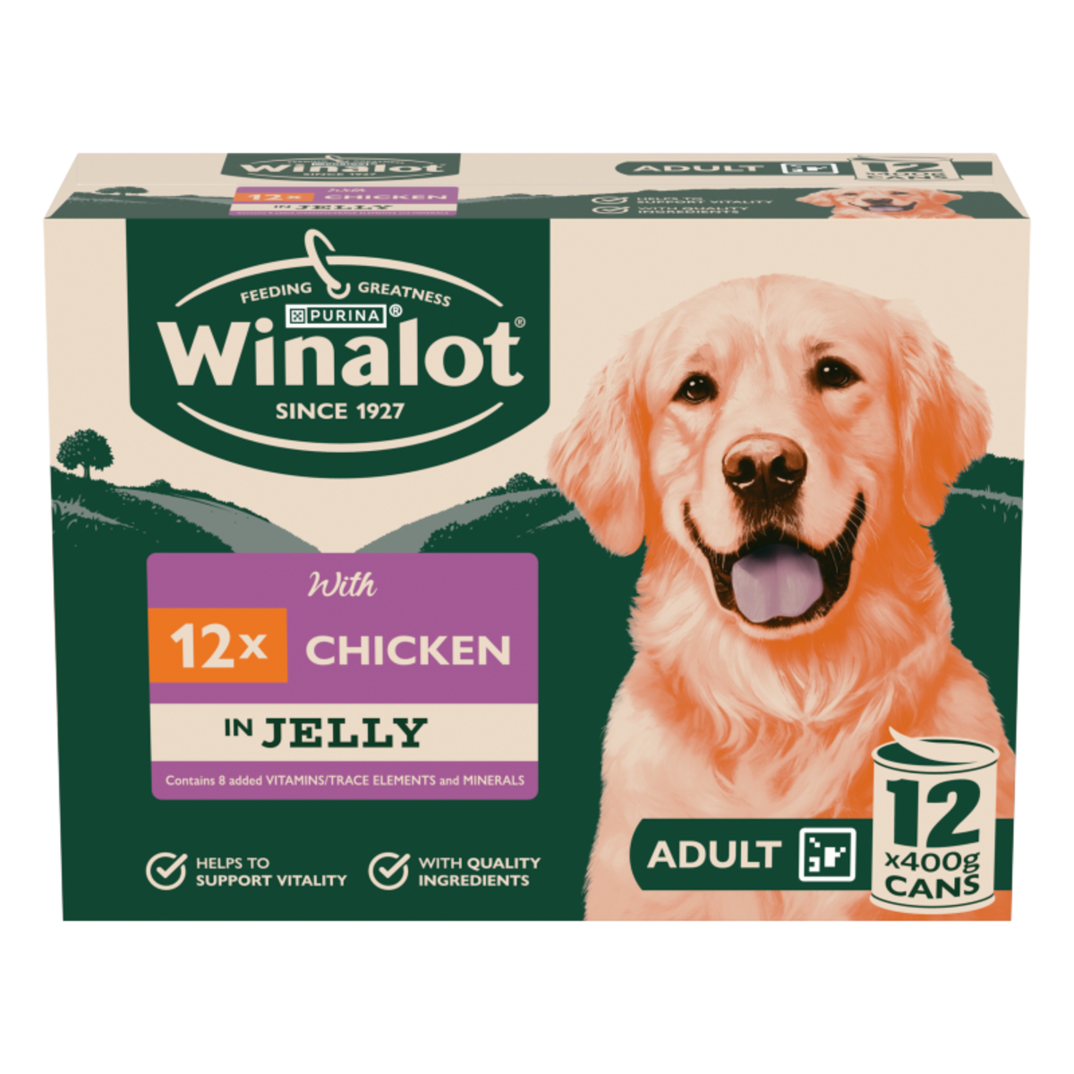 Winalot Winalot Classics Chicken Wet 400g Next Day Delivery by 7pm
